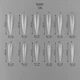 Багаторазові верхні форми ART Dual Nail Forms Type 05 - изображение 4
