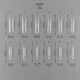 Багаторазові верхні форми ART Dual Nail Forms Type 04 - изображение 4