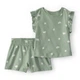 Комплект Carter's 2в1 футболка, шорты для девочки 72-76 см (1U576310_12M) - изображение 1