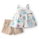 Комплект Carter's 2в1 майка, шорты для девочки 72-76 см (1U637410_12M) - изображение 1