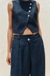 Штани з льону із завищеною талією Zara 8131/979 - L - изображение 4