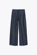 Штани з льону із завищеною талією Zara 8131/979 - L - изображение 7