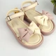 Босоніжки для дівчинки з бантиком Clibee (ZB2284-3 beige-pink) Розхмір 28, 18 см - зображення 7