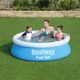 Бассейн надувной Bestway 57392 Fast Set синий 183 х 51 см круглый из ПВХ на 865 л (9-163-57392 BW) - изображение 4