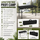 Раскладной туристический стол Profi Camp 95×55×50 см - изображение 5