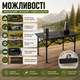 Раскладной туристический стол 120×55×51 см - изображение 7
