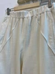 Женские льняные брюки свободного кроя Свити Modna KAZKA MKSH2529 - 42/44, Айворі - изображение 4