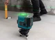 Лазерный уровень Domotec 4D 16 линий 360° с ЖК дисплеем, зеленым лучом, самовыравниванием, штативом и кейсом - изображение 4