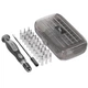 Набір викруток Hoco UT10 Screwdriver Kit 32в1 магнітна ручка з насадками + подовжувач Сірий - изображение 6