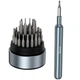 Набір викруток Hoco UT11 Screwdriver Kit 31в1 магнітна ручка з насадками для обслуговування ноутбуків, смартфонів Сірий - изображение 1