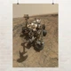 Постер Марсоход Кьюриосити на поверхности Марса, Curiosity, Mars, космос, НАСА, астрономия, A3 42×30 см (id0073) - изображение 1