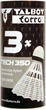 Волани Talbot Torro Tech 350 Shuttle Medium 3 шт White (479112) - зображення 3