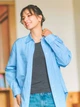 Рубашка хлопковая оверсайз женская Uniqlo 200584485 L Голубая (1159864404) - изображение 4
