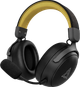 Бездротова ігрова гарнітура Ajazz AHM08 MAX Black Gray Yellow (AHM08-MAX-BGY) - зображення 2