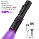 Ультрафиолетовый фонарик AloneFire SV87, 365nm, 5W, зум / линза / кабель T-C / UV LED - изображение 1