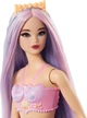 Лялька-русалочка Барбі Barbie Dreamtopia Кольоровий мікс з фіолетовим хвостом HRR06 - зображення 2