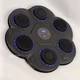 Боксерская мишень электронная музыкальная 6 целей с подсветкой и Bluetooth, интерактивный тренажер для бокса аккумуляторный с LED-эффектами, дисплеем, креплением и перчатками для ударов, Черная, NBX-006-Black - изображение 7