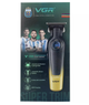 Машинка для стриження VGR V-996 акумуляторний Тример 2000 mAh YELLOW з дисплеєм - зображення 11