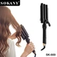 Плойка для волос Sokany SK-669, стайлер для укладки 50 Вт, профессиональная электрическая плойка чёрная (Н1151) - изображение 5