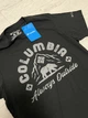 Чоловіча футболка Columbia спортивна літня легка в зал на кожен день з принтом бавовна чорний S - изображение 3