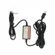 Адаптер Lesko 12V-5V внутрішній MiniUSB Прямий для смартфона навігатора зарядка багатофункціональна - зображення 9