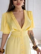 Вязаное платье Diva Larionoff 42 желтый (Diva_yellow) - изображение 4