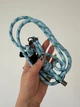 Шнурок ROCK 8mm з карабіном Multifunctional Glow in the Dark Phone Blue - изображение 3