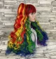 Перука little pony карнавальна rainbow dash веселка деш із двома хвостами 70 см Веселка Деш (8949) - зображення 2