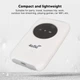 4G MiFi роутер, портативный дорожный Wi-Fi роутер со слотом для SIM-карты 150 Мбит/с Белый - изображение 7