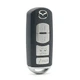 Корпус смарт ключа на чотири кнопки для Mazda CX3 CX5 CX9 3 6 AdlerKey (61-80) з лезом та логотипом (для реставрації відновлення ключа, корпус з лезом, болванка, деталь, запчастина для Mazda) - зображення 1