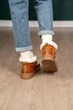 Черевики жіночі натуральна замша овчина анатомічні DJUS SHOES 40 (26 см.) 07.10.99 Рижий - зображення 3