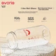 Пляшечка дитяча Evorie Gravity Ball з трьома функціями 240 мл синій - зображення 6