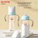 Бутылочка для кормления Evorie Gravity Ball Tritan 300 мл с ручкой с широким горлом Голубой 6 шт. - изображение 4