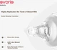 Бутылочка Evorie Premium PPSU 300 мл с широким горлом и ручкой, молочного чая, коричневый (9 месяцев+) - изображение 4