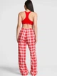 Жіночі піжамні фланелеві штани Victoria's Secret PINK Flannel Pajama Pants XS Regular Червоний (27146719) - изображение 2