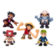 ONE PIECE Набор игровых фигурок (с артикуляцией, 5 шт в наборе) MOOSE Art.63338 - изображение 1