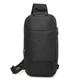 Рюкзак Wozinsky Premium на одно плечо антивор с органайзером и USB Black (5907769372186) - изображение 3