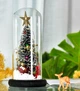Светящаяся рождественская елка в колбе christmas decor со звездой и LED подсветкой 23.5 см на батарейках - изображение 3