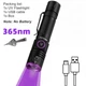 Ультрафиолетовый фонарик - детектор AloneFire SV85, 365nm, 5W с зумом, линзой, кабелем T-C, UV LED - изображение 2