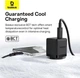 Сетевое зарядное устройство 20W с кабелем Type-C-Type-C Baseus Palm Fast Charger Type-C черный - изображение 3