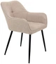 Комплект крісел AMF Ariel 81 x 55 x 59 см чорний/кремовий (box-2) (555873) - зображення 2
