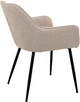 Комплект крісел AMF Ariel 81 x 55 x 59 см чорний/кремовий (box-2) (555873) - зображення 5