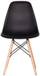 Набір стільців AMF Aster RL Wood 83 x 46 x 52 см чорний пластик (box-4) (555881) - зображення 3