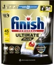 Капсулы для мытья посуды в посудомоечных машинах FINISH Ultimate Plus Lemon 45 шт (5908252010998) - изображение 1