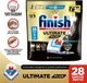 Капсулы для посудомоечных машин FINISH Ultimate Plus Сода 28 шт (5908252019090) - изображение 2