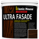 Фарба для дерева фасадна ультрастійка ULTRA FASADE Bionic-House 10л Палісандр - изображение 1