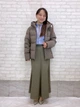 Юбка длинная летняя женская Uniqlo 99304766 S Зеленая (1159864381) - изображение 14