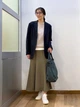 Юбка длинная летняя женская Uniqlo 99304766 S Зеленая (1159864381) - изображение 16