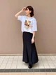 Юбка длинная летняя женская Uniqlo 920543607 M Черная (1159864393) - изображение 12