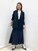 Юбка длинная летняя женская Uniqlo 920543607 M Черная (1159864393) - изображение 15